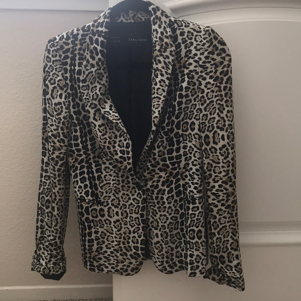 Leopard Zara blazer